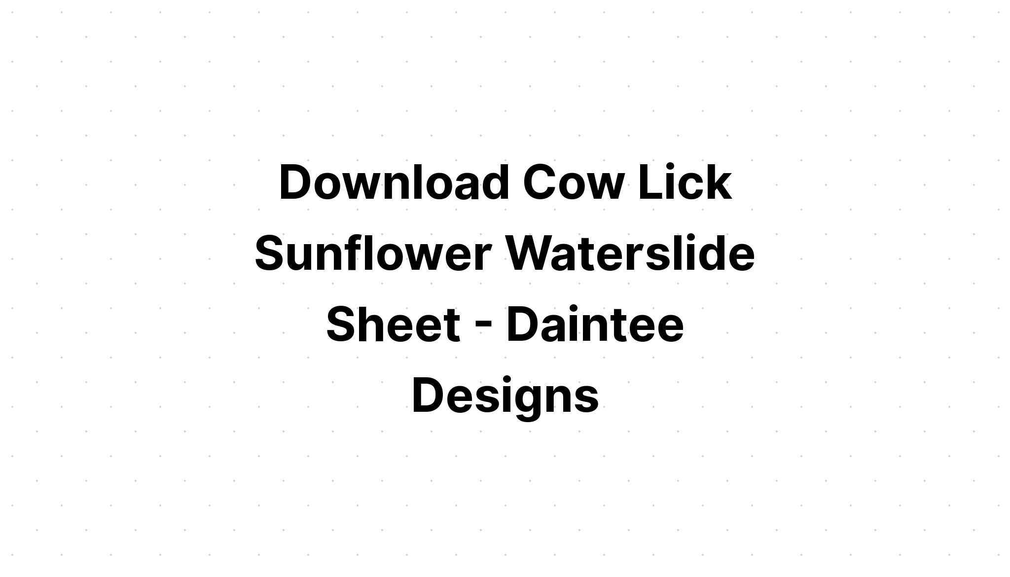 Download Sunflower Waterslide Svg - Layered SVG Cut File